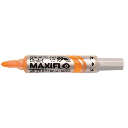 Táblamarker 2,5mm, kerek hegyű, Pentel Maxiflo citromsárga Táblamarker Pentel