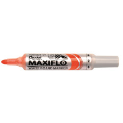 Táblamarker 2,5mm, kerek hegyű, Pentel Maxiflo narancssárga Táblamarker Pentel