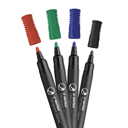 Alkoholos marker készlet, 3mm, kerek hegyű 4-es készlet A-series Permanent marker A-series