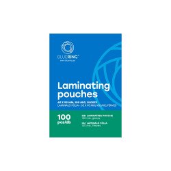 Lamináló fólia 65x95mm, 100 micron 100 db/doboz, Bluering® Kötészeti kellék Bluering