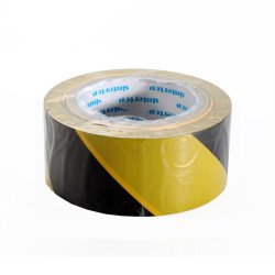 Ragasztószalag, padlójelölő, 50mmx33m fekete/sárga Ragasztószalag Egyéb