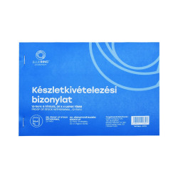 Készletkivételezési bizonylat anyag kivét A5 25x4lapos fekvő 12-114/V. 8 tételes Bluering® Nyilvántartás Bluering