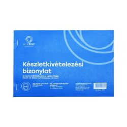 Készletkivételezési bizonylat anyag kivét A5 25x4lapos fekvő 12-114/V. 8 tételes Bluering® Nyilvántartás Bluering