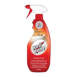 Konyhai univerzális tisztítószer szórófejes 750 ml Well Done Általános tisztítószerek (fel,- lemosás) Well Done