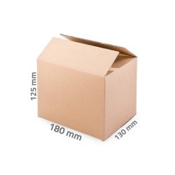 Karton doboz 180 x 130 x 125 mm 3 rétegű Doboz Egyéb