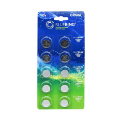 Gombelem CR1616 Bluering® Elem, akkumulátor, töltő Bluering