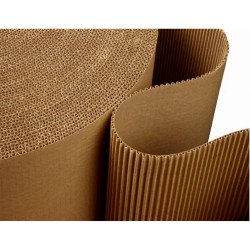 Hullámkarton 1m x 25m tekercses 2 rétegű barna Leszakítóhenger Bluering