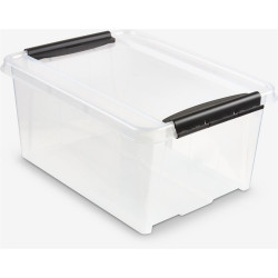Tároló doboz műanyag 14 liter csatos átlátszó Probox Doboz Egyéb