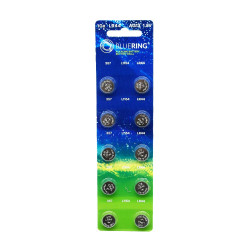 Gombelem LR44 Bluering® Elem, akkumulátor, töltő Bluering