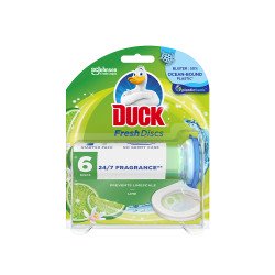 WC öbíltő korong zselés 36 ml Fresh Discs Duck® Lime Toalett tisztító, WC illatosító Duck
