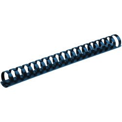Spirál, műanyag, 10mm, 41-55lap, 100 db/doboz, Fellowes® kék Kötészeti kellék Fellowes