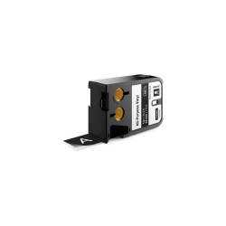 Feliratozógép szalag Dymo XTL 1868753 24mmx7m ORIGINAL, vinyl fehér/fekete Nyomtató és feliratozó gép, kellékek Dymo