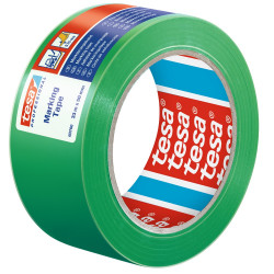 Jelölőszalag 50mmX33m Tesa zöld Kordonszalag, jelölő szalag Tesa