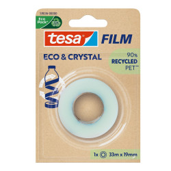 Ragasztószalag 19mmx33m irodai átlátszó újrahasznosított Tesa Eco & Crystal Ragasztószalag Tesa