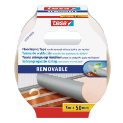 Ragasztószalag kétoldalas, 50mmx5m szöveterősítésű, visszaszedhető Tesa Ragasztószalag kétoldalas Tesa