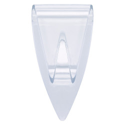 Akasztó öntapadós műanyag 0,2 kg teherbírású 5 darab/bliszter Tesa Powerstrips átlátszó Akasztók Tesa