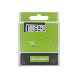 Feliratozógép szalag kompatibilis Dymo D1 S0720530/45013 12mmx7m ECO fekete/fehér Nyomtató és feliratozó gép, kellékek Eco