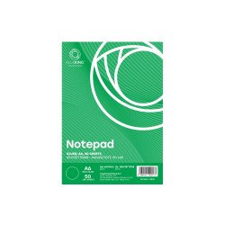 Jegyzettömb ragasztott, A6, 50lap, Bluering® sima Jegyzettömb Bluering