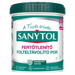 Fertőtlenítő mosószeradalék por 450 g Sanytol Fertőtlenítő tisztítószer és adalék Sanytol