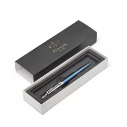 Golyóstoll Waterloo kék/fém test, ezüst klipsz 1953191 Parker Royal Jotter, írásszín kék Golyóstoll Parker