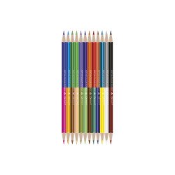 Színes ceruza készlet, kétvégű duocolor 12/24 szín Connect 24 klf. szín Színesceruza Connect