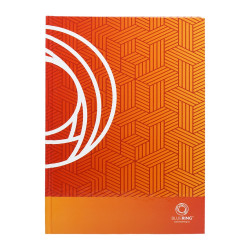 Beírókönyv A4, 192lap, keményfedeles, egyszínű, Bluering kockás Karton beíró Bluering