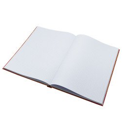 Beírókönyv A4, 192lap, keményfedeles, egyszínű, Bluering kockás Karton beíró Bluering