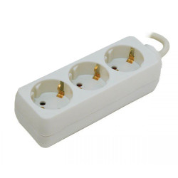 Elosztó három csatlakozós 5m kábellel asztali 321155 Elosztó, hosszabító Egyéb