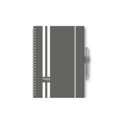 Határidőnapló InSpiral A5 heti, fehér lapokkal GT szürke-fehér Dayliner 2026. Határidőnapló Dayliner