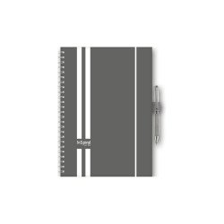 Határidőnapló InSpiral A5 heti, fehér lapokkal GT szürke-fehér Dayliner 2026. Határidőnapló Dayliner