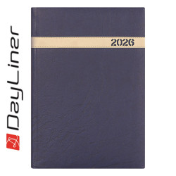 Határidőnapló The Boss A5 napi, fehér lapokkal kék Dayliner 2026. Határidőnapló Dayliner