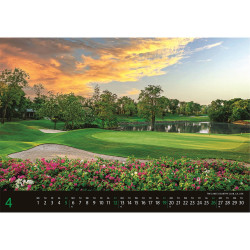 Falinaptár képes 334 × 485 mm, fehér lapokkal Golf Dayliner 2026. Falinaptár Dayliner