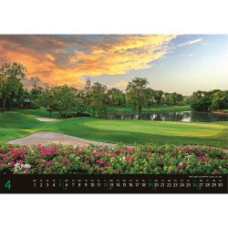 Falinaptár képes 334 × 485 mm, fehér lapokkal Golf Dayliner 2026. Falinaptár Dayliner