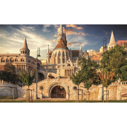 Falinaptár képes 460x320mm, Budapest Realsystem 2026. Falinaptár Realsystem