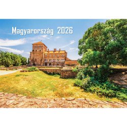 Falinaptár képes 460x320mm, Magyarország Realsystem 2026. Falinaptár Realsystem