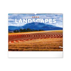 Falinaptár képes  480×330mm Landscapes  Realsystem 2026. Falinaptár Realsystem