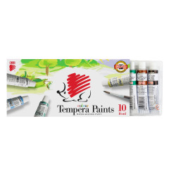 Tempera színes 10x16ml, Süni Ico 10 klf. szín Tempera Ico