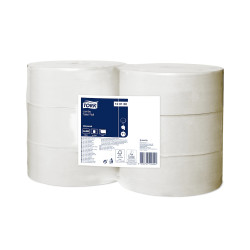 Toalettpapír 1 rétegű közületi átmérő: 26 cm 2400 lap/480 m/tekercs 6 tek/karton Jumbo T1 Universal Tork_120160 natúr Toalettpapírok TORK