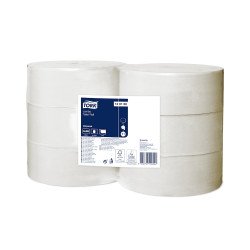 Toalettpapír 1 rétegű közületi átmérő: 26 cm 2400 lap/480 m/tekercs 6 tek/karton Jumbo T1 Universal Tork_120160 natúr Toalettpapírok TORK