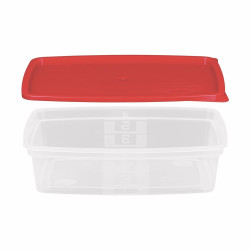 Ételtároló doboz fedéllel 0,5 literes mikrós-fagyasztós Konyhai kiegészítő Il-pe