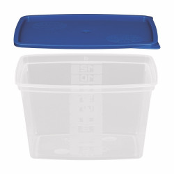 Ételtároló doboz fedéllel 1,2 literes mikrós-fagyasztós Konyhai kiegészítő Il-pe