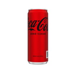 Üdítőital 0,33l Coca Cola Zero DRS Üdítőitalok Coca Cola