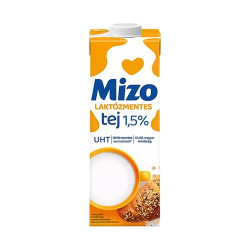 Tej 1l Mizo laktózmentes 1,5% Tej,tejszín, növényi italok Mizo