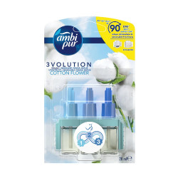Légfrissítő elektromos utántöltő 20 ml Ambi Pur 3 Volution Cotton Flower Légfrissítő Ambi Pur