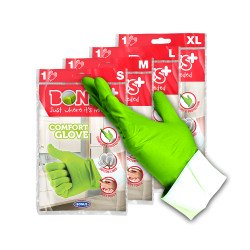 Gumikesztyű L háztartási Bonus+Komfort_B971 zöld Háztartási kesztyű Bonus