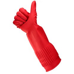 Gumikesztyű extra hosszú 38 cm-es hossz L HoReCa Bonus+ B067 Háztartási kesztyű Bonus