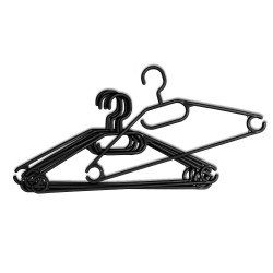 Vállfa műanyag 10 db/csomag York_067090 Háztartási eszközök York