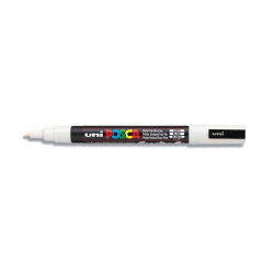 Dekormarker 0,9-1,3mm, PC-3M Uni Posca fehér Dekormarker Uni