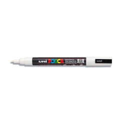 Dekormarker 0,9-1,3mm, PC-3M Uni Posca fehér Dekormarker Uni