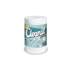 Háztartási papírtörlő kéztörlő 2 rétegű 700 lapos 6 tekercs/karton Cleanit XXL1000 Lucart_821723 Papírtörlők Lucart